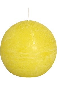 Bolsius Rustieke Bolkaars 80 mm "Zonnegeel"