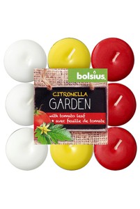 Citronella/tomatenblad theelichten