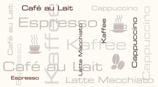 Coffeebar candle cover