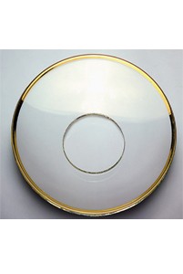 Druppelvangers 'Goudkleurige rand' 2 st.