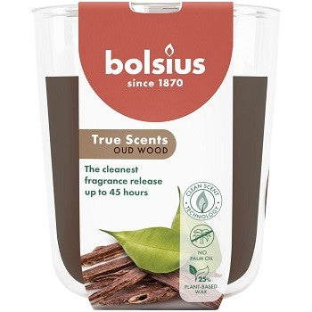 Geurglas Bolsius treu sents old wood