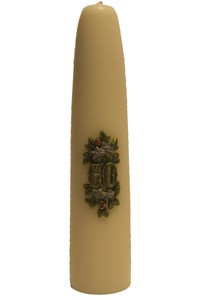 Leeftijdskaars '60' Groen L