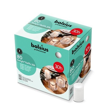 Bolsius Refill Navullingen 'Wit' 80 stuks