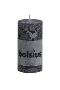 Rustieke kaars 'Antraciet' 10/70
