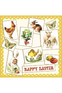 Servetten 'Happy Easter'