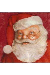 Servetten "kerstman"