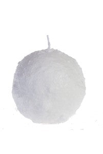 Sneeuwbalkaars Ø 8 cm
