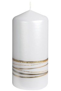 Stompkaars parelwit collectie 'Golden Rings'