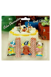Taartkaarsjes met Clowns