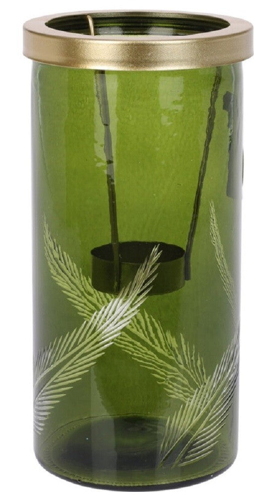 theelichthouder set glas