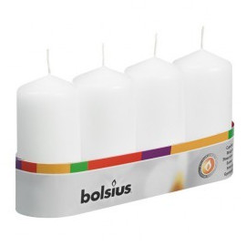 Bolsius stompkaarsen wit