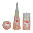 Kaarsen set met magnolia