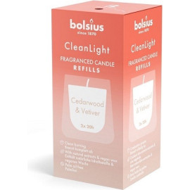 Bolsius Clean Light Geurnavulling Cedarwood & Vetiver