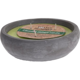 Citronella Kaars In Cementen Pot