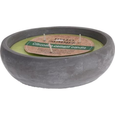 Citronella Kaars In Cementen Pot Citronella Kaars In Cementen Pot
