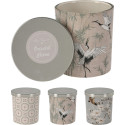 kaarsen in glas per 3 stuks