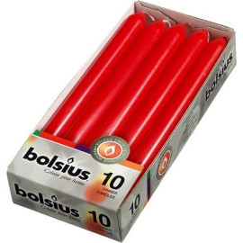 Bolsius dinerkaarsen rood