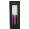 Dip dye kaarsen per set van 3 kaarsen