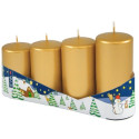 adventkaars goudkleurig