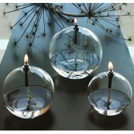 Glazen olielamp  ø 9 cm