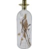 kandelaar met droogbloemen in glas