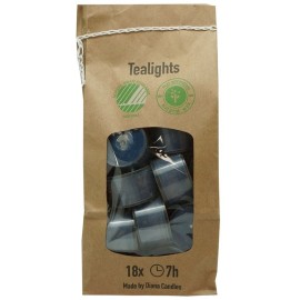 Geurloze theelichten 'Donker blauw'