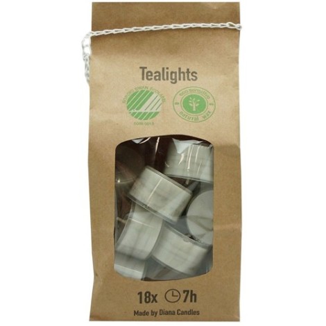 Geurloze theelichten Grijs