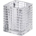 Bolsius Houder Ribbed Transparant