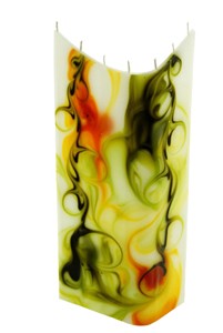 Belysan "Wave" Groen/Geel/oranje