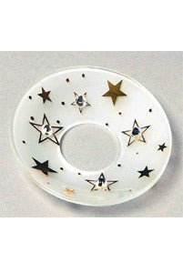 Druppelvangers 'Frost stars & Swarovski' 2 st.