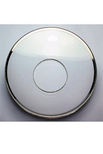 Druppelvangers 'Zilverkleurig rand' 2 st.
