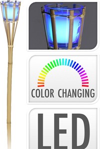 Fakkels citronella met LED verlichting per 2 stuks