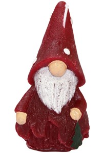 Figuurkaars kabouter met stippelhoed