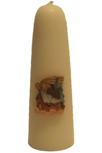 Gelegenheidskaars 'Kersthuisje' S