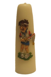 Gelegenheidskaars 'Tennisser'