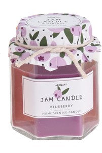 Geurkaars in jamcandle glas! Bleuberry