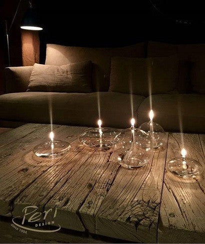 Glazen olielamp ø 11 cm