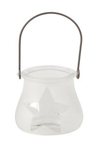 Glazen sfeerlicht Ster