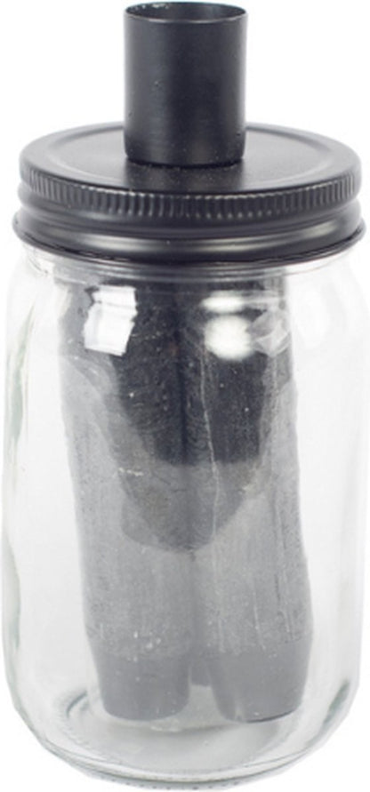 Home Society Jar Mason Grijs