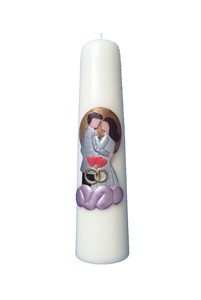 Huwelijkskaars 'Bruidspaar'