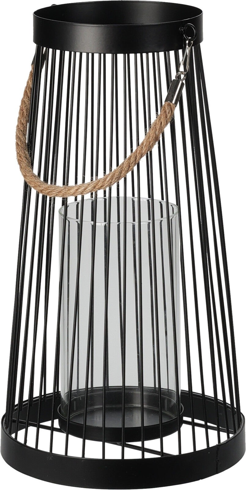 Kaarsenhouder - Lantaarn van Metaal 33.5 cm