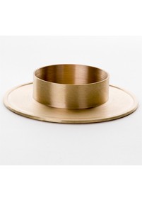 Kandelaar ''rond goudkleurig'