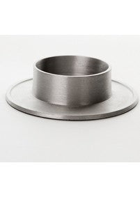 Kandelaar '' rond zilverkleurig