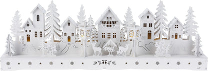 kerstdorp met led verlichting