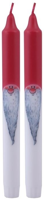 kerstkabouterdinerkaarsen per 2 stuks