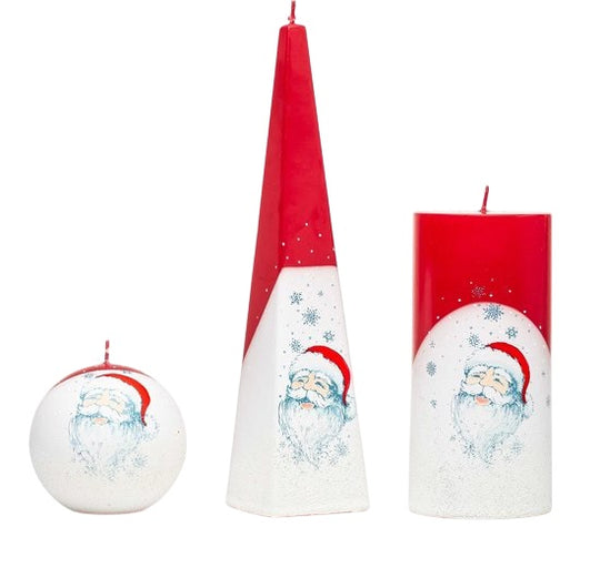 Kaarsenset met kerstman