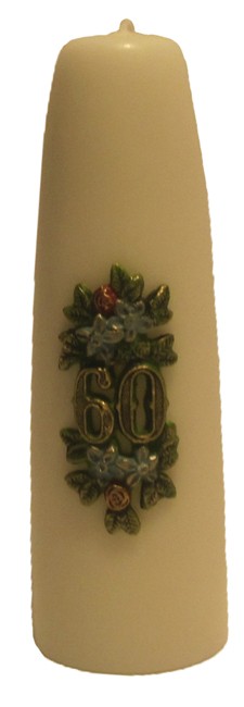Leeftijdskaars '60' Groen