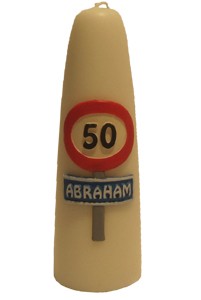 Leeftijdskaars 'Abraham 50'