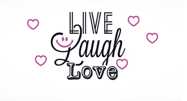 Live Laugh Love candlecover