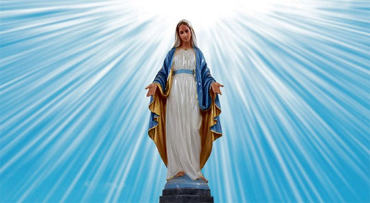 Maria candle cover